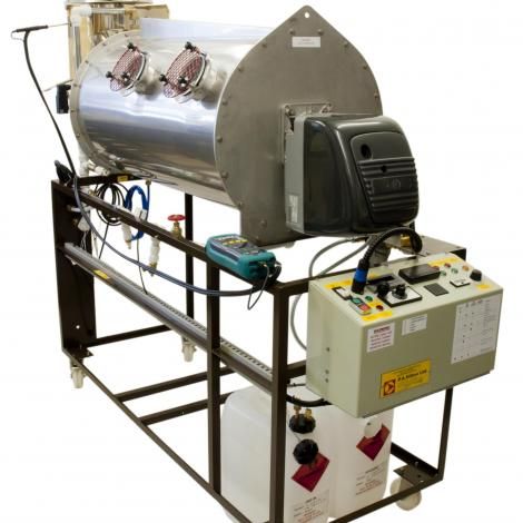 COMBUSTION LABORATORY UNIT - OIL BURNER FITTED